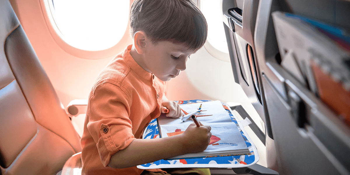 Airplane Tray Table Cover for Kids!